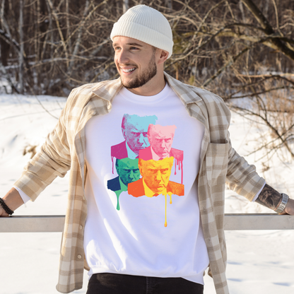Trump Mugshot Drip - Unisex Crewneck Sweatshirt