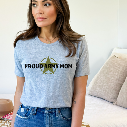 Proud Army Mom - Unisex Jersey Tee