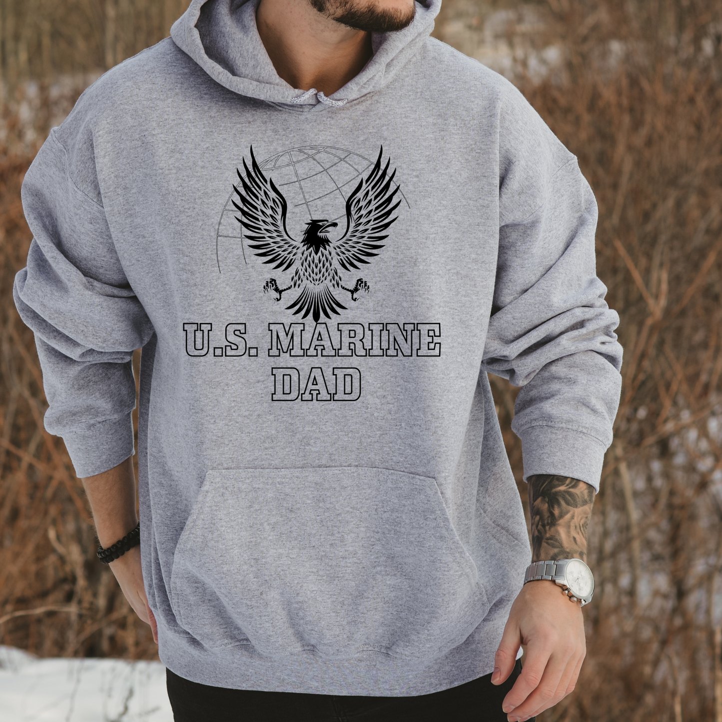 U.S Marine Dad - Unisex Hoodie