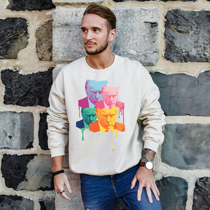 Trump Mugshot Drip - Unisex Crewneck Sweatshirt