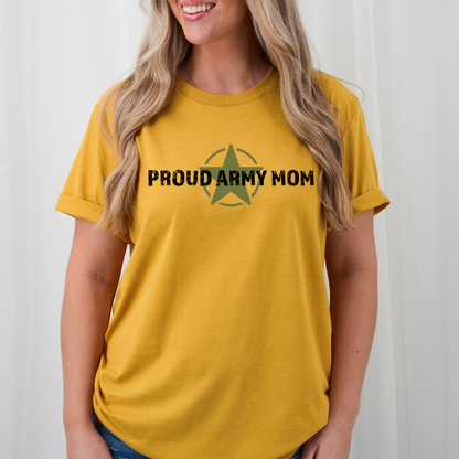 Proud Army Mom - Unisex Jersey Tee