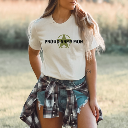 Proud Army Mom - Unisex Jersey Tee