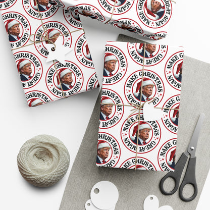 Make Christmas Great Again - Trump Gift Wrapping Paper