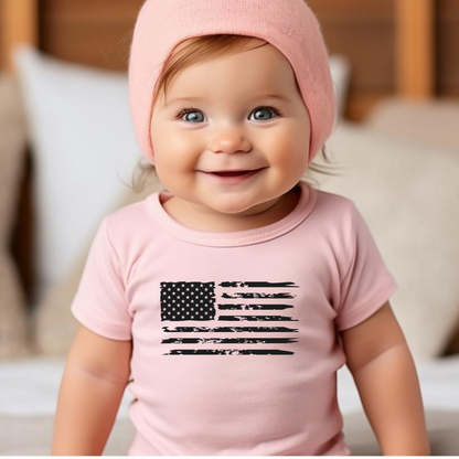 American Flag - Baby Jersey T-Shirt
