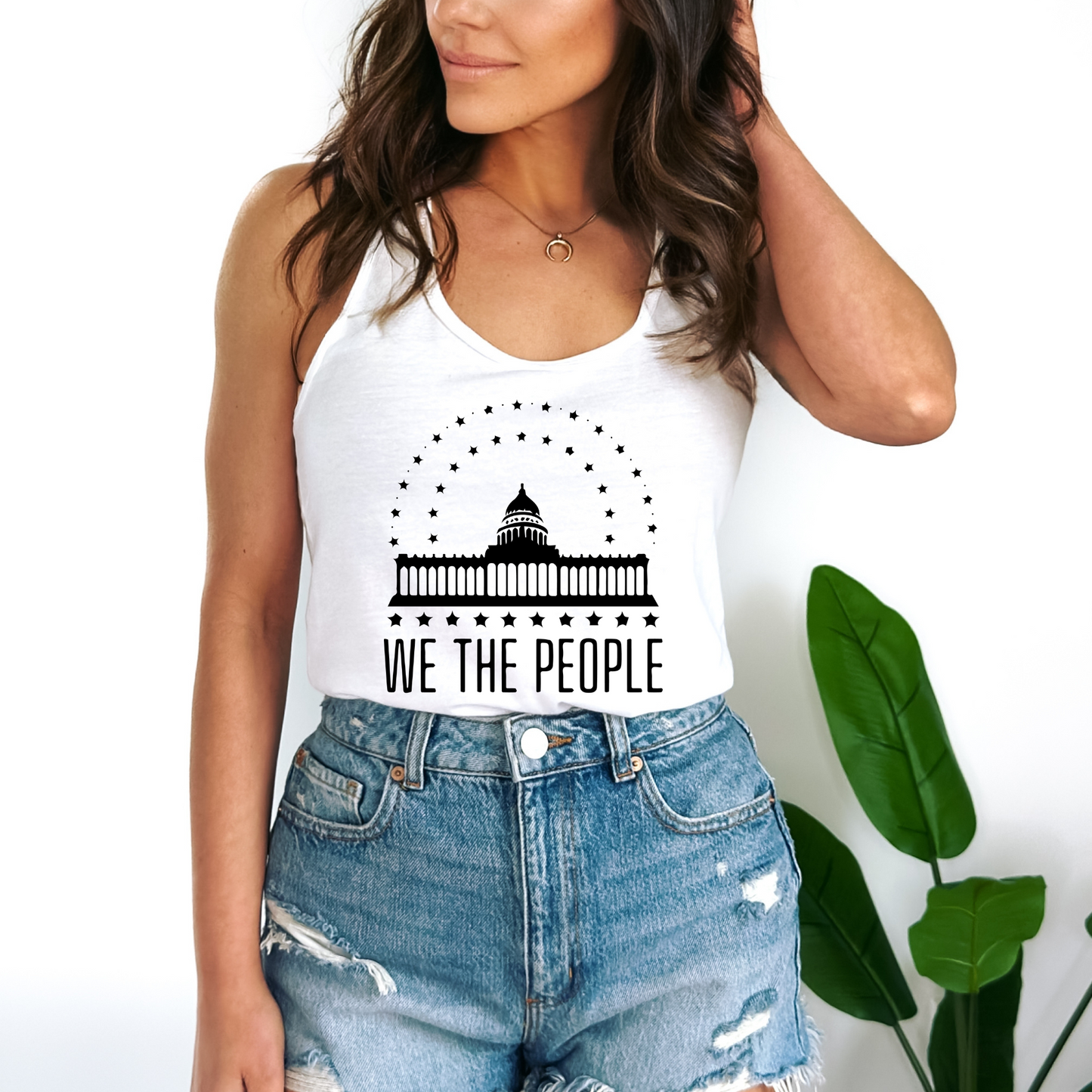 We The People's House - Women's Racerback Tank