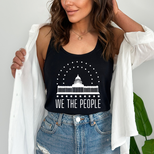 We The People's House - Women's Racerback Tank