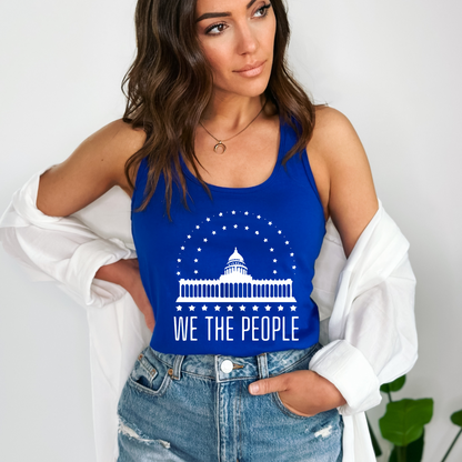 We The People's House - Women's Racerback Tank