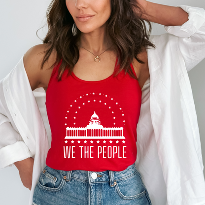 We The People's House - Women's Racerback Tank