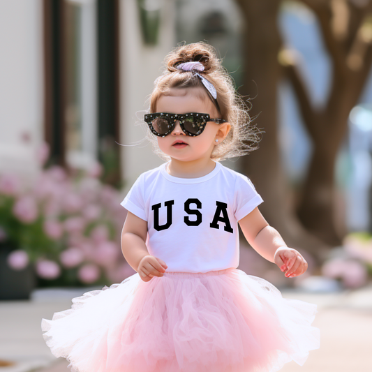 USA - Toddler Jersey Tee