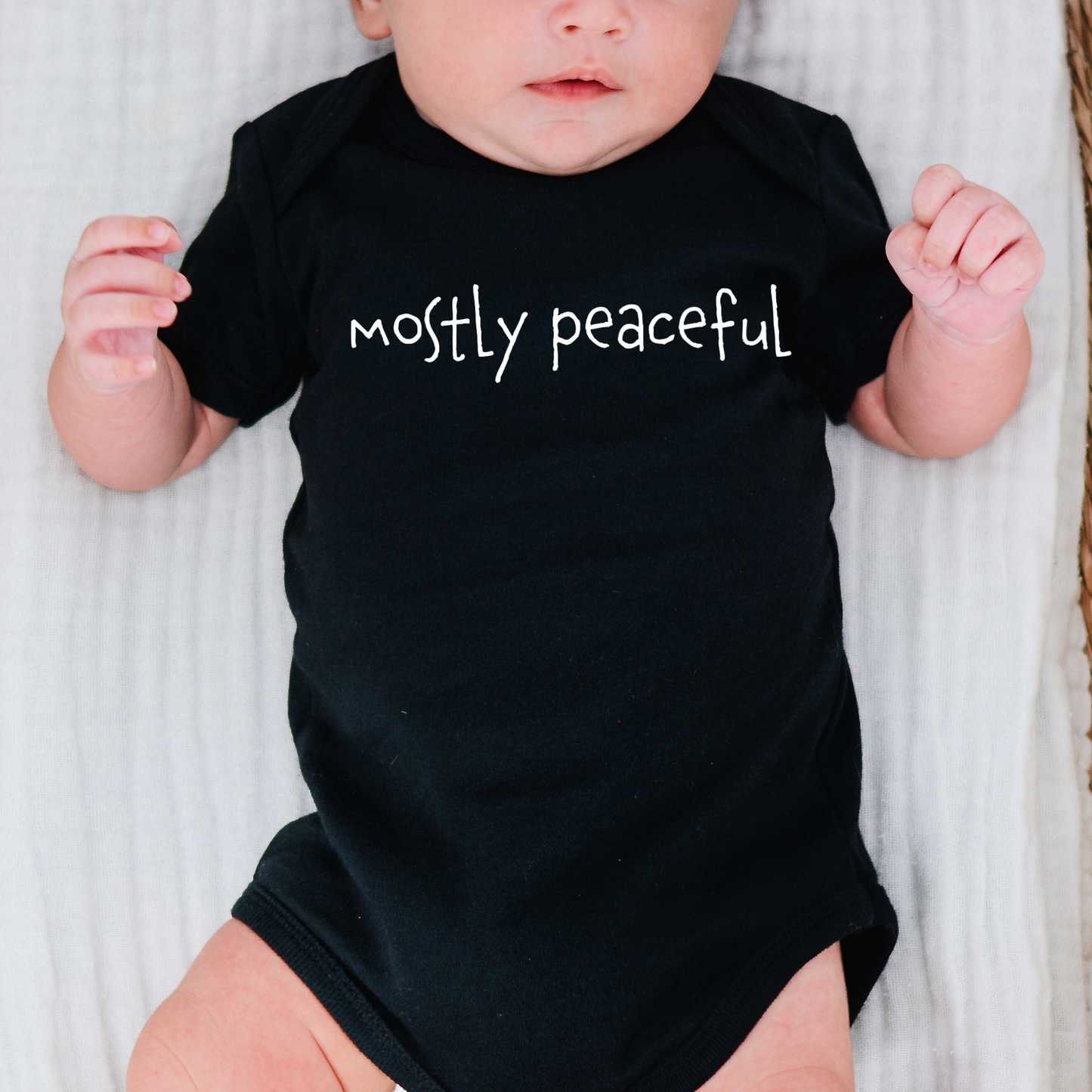 Mostly Peaceful - Baby Onesie