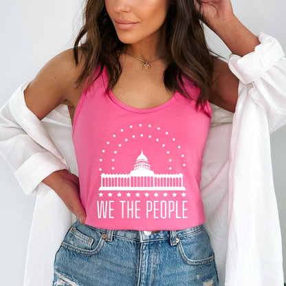 We The People's House - Women's Racerback Tank