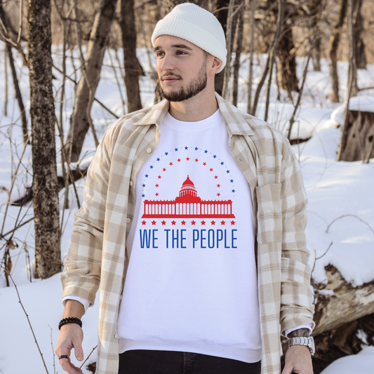 We The People's House - Unisex Crewneck Sweatshirt