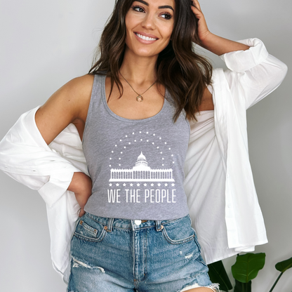 We The People's House - Women's Racerback Tank