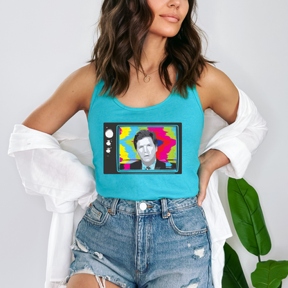Tucker Retro TV - Women's Racerback Tank
