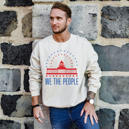 We The People's House - Unisex Crewneck Sweatshirt
