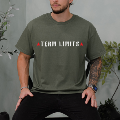 Term Limits  Red Stars - Classic Heavyweight T-Shirt