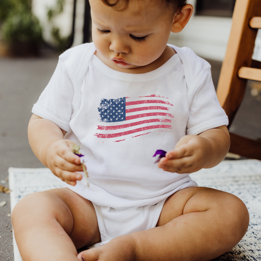 American Flag - Baby Onesie