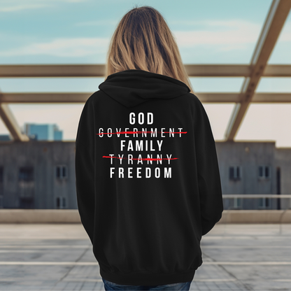 God Family Freedom - Unisex Hoodie