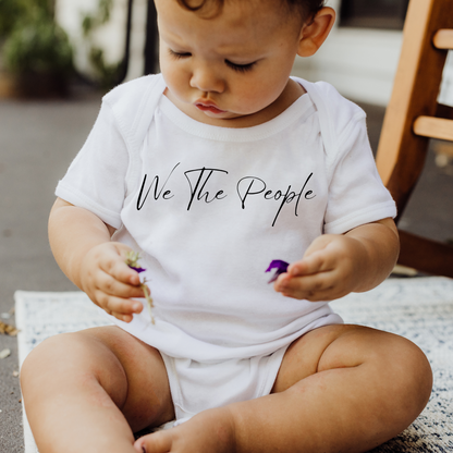 We The People Script - Baby Onesie