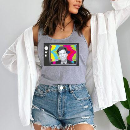 Tucker Retro TV - Women's Racerback Tank