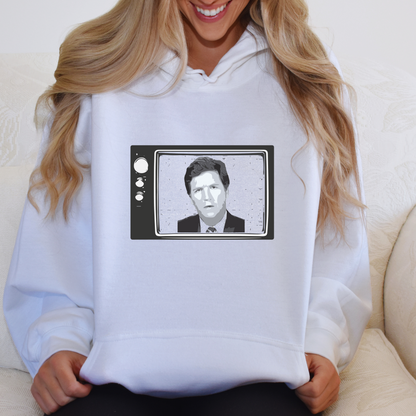 Tucker Carlson Retro TV - Unisex Hoodie