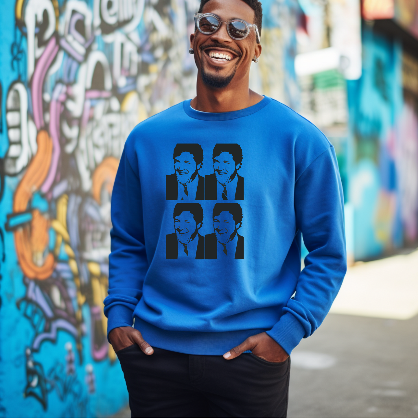 Tucker Laugh - Unisex Crewneck Sweatshirt