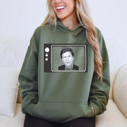 Tucker Carlson Retro TV - Unisex Hoodie