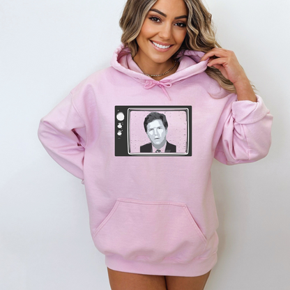 Tucker Carlson Retro TV - Unisex Hoodie