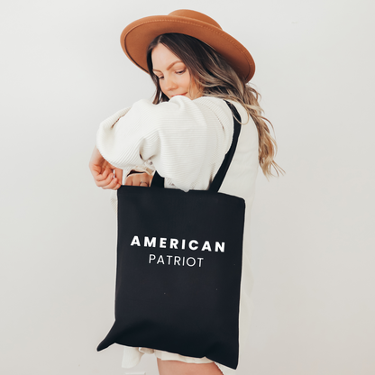 American Patriot - Cotton Canvas Tote Bag