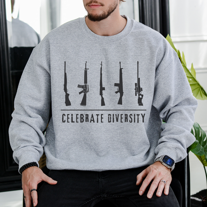 Celebrate Diversity 2A - Unisex Crewneck Sweatshirt