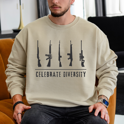 Celebrate Diversity 2A - Unisex Crewneck Sweatshirt