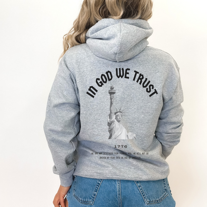 In God We Trust Lady Liberty - Unisex Hoodie