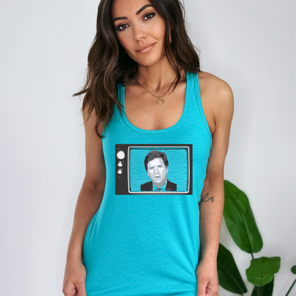 Tucker Retro TV - Women's Racerback Tank