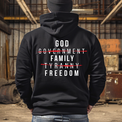 God Family Freedom - Unisex Hoodie