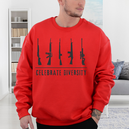 Celebrate Diversity 2A - Unisex Crewneck Sweatshirt