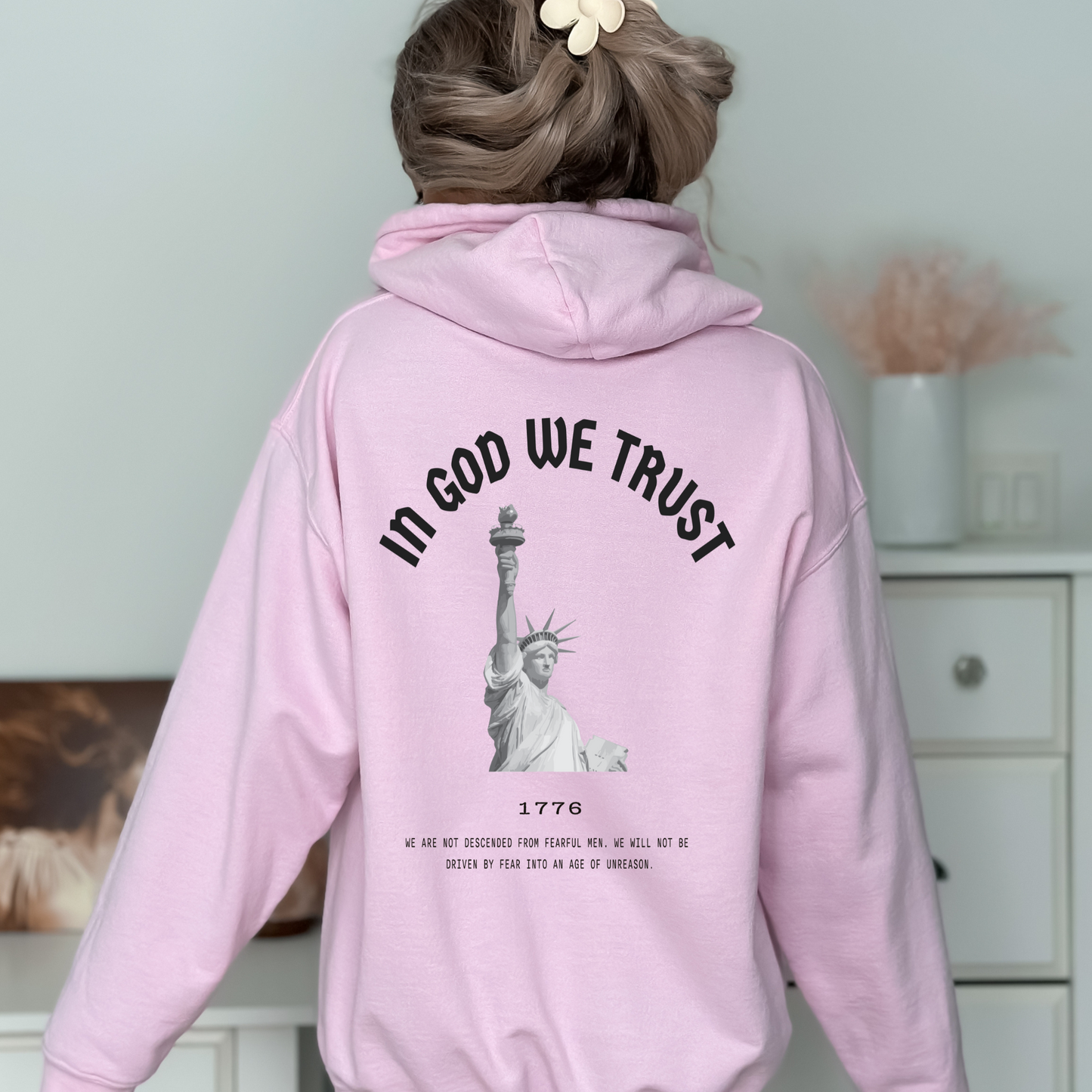 In God We Trust Lady Liberty - Unisex Hoodie