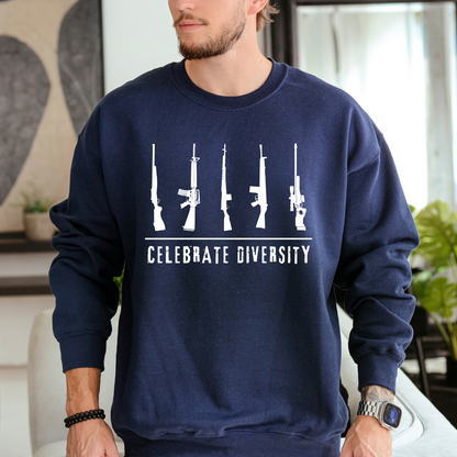 Celebrate Diversity 2A - Unisex Crewneck Sweatshirt