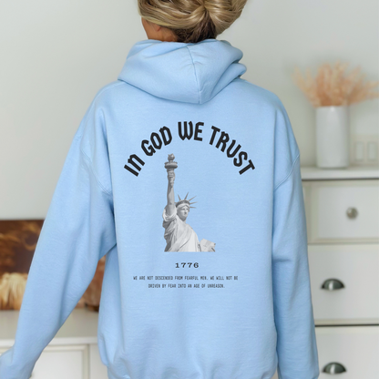 In God We Trust Lady Liberty - Unisex Hoodie