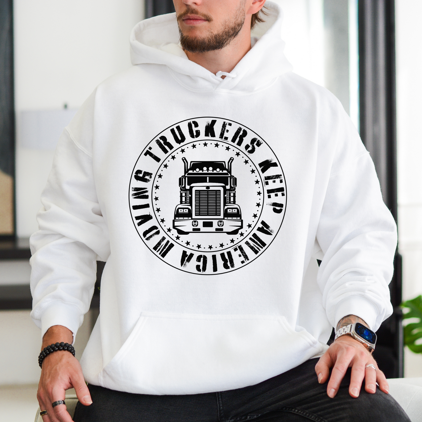 Truckers Keep America Moving - Unisex Hoodie