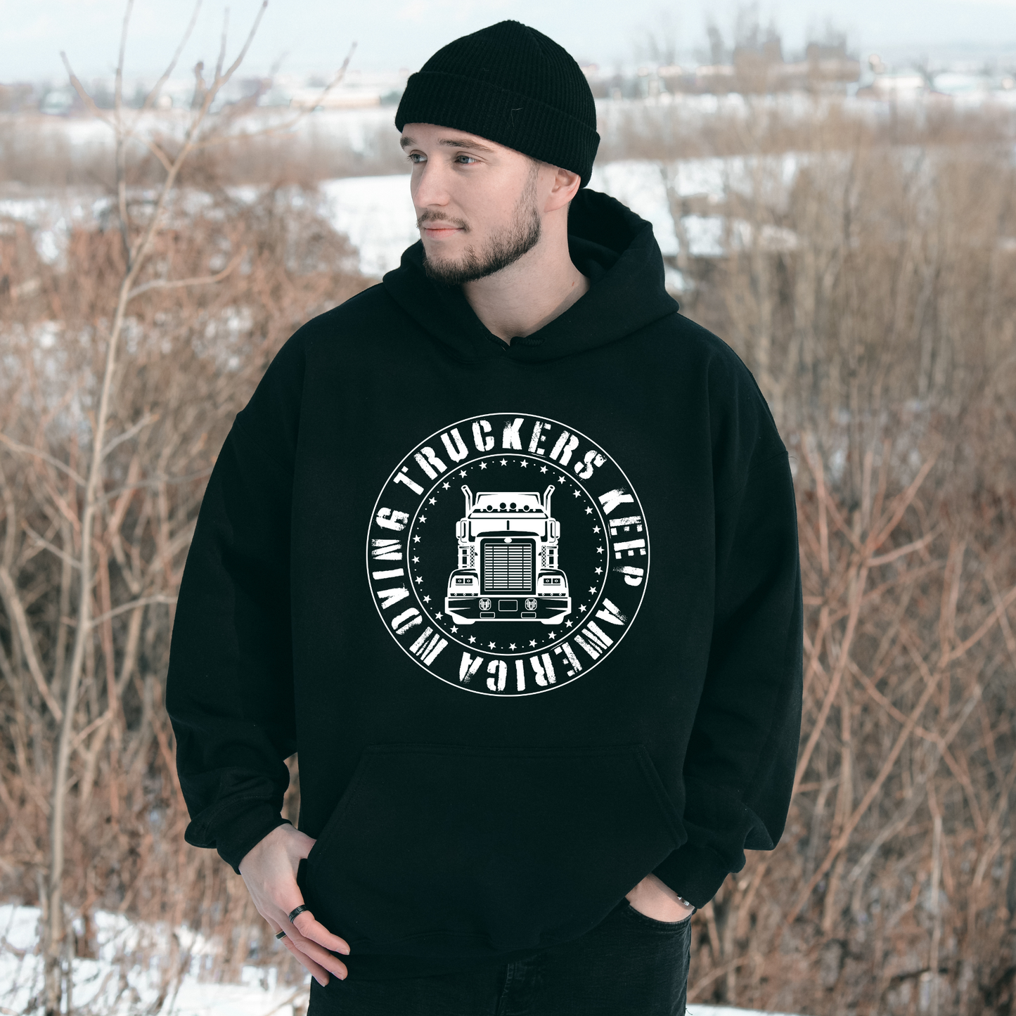 Truckers Keep America Moving - Unisex Hoodie