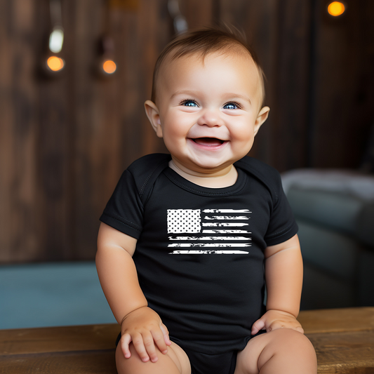 American Flag - Baby Onesie