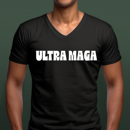 ULTRA MAGA - Unisex Jersey V-Neck Tee