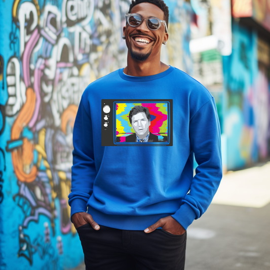 Tucker Retro TV - Unisex Crewneck Sweatshirt