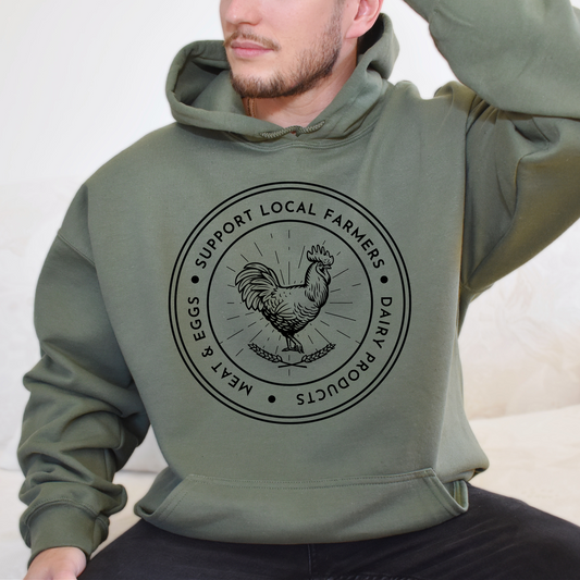 Support Local Farmers - Unisex Hoodie