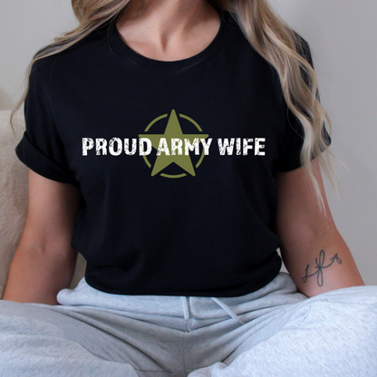 Proud Army Wife - Unisex Jersey Tee