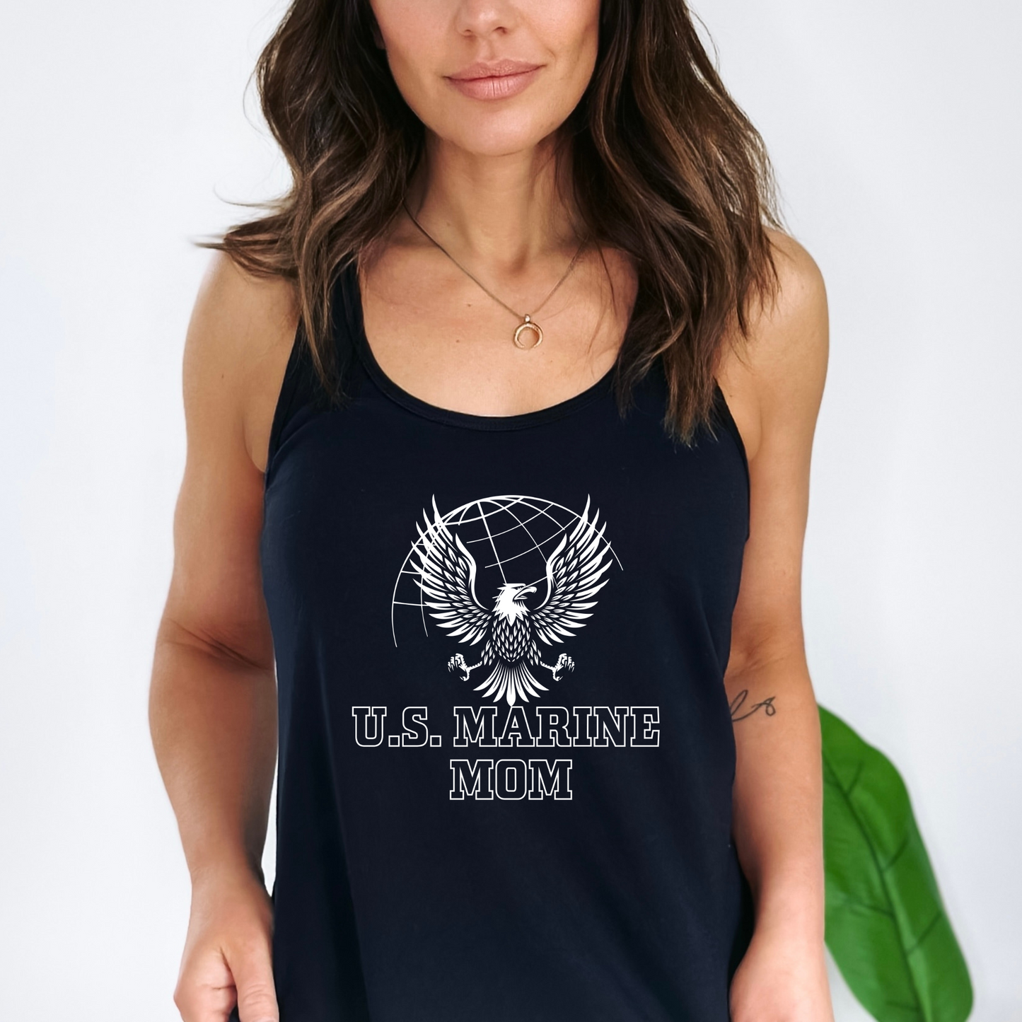 U.S. Marine Mom - Women's Racerback Tank