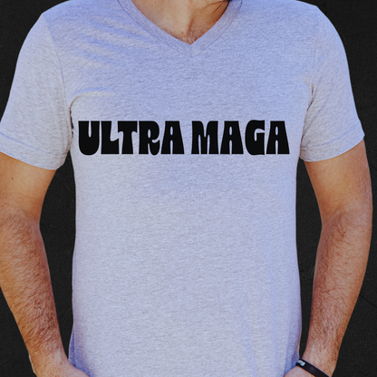 ULTRA MAGA - Unisex Jersey V-Neck Tee