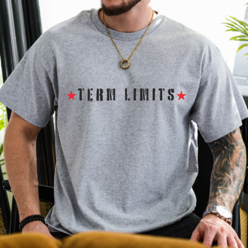 Term Limits  Red Stars - Classic Heavyweight T-Shirt