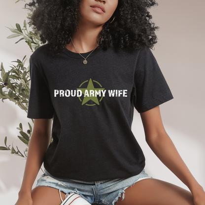 Proud Army Wife - Unisex Jersey Tee