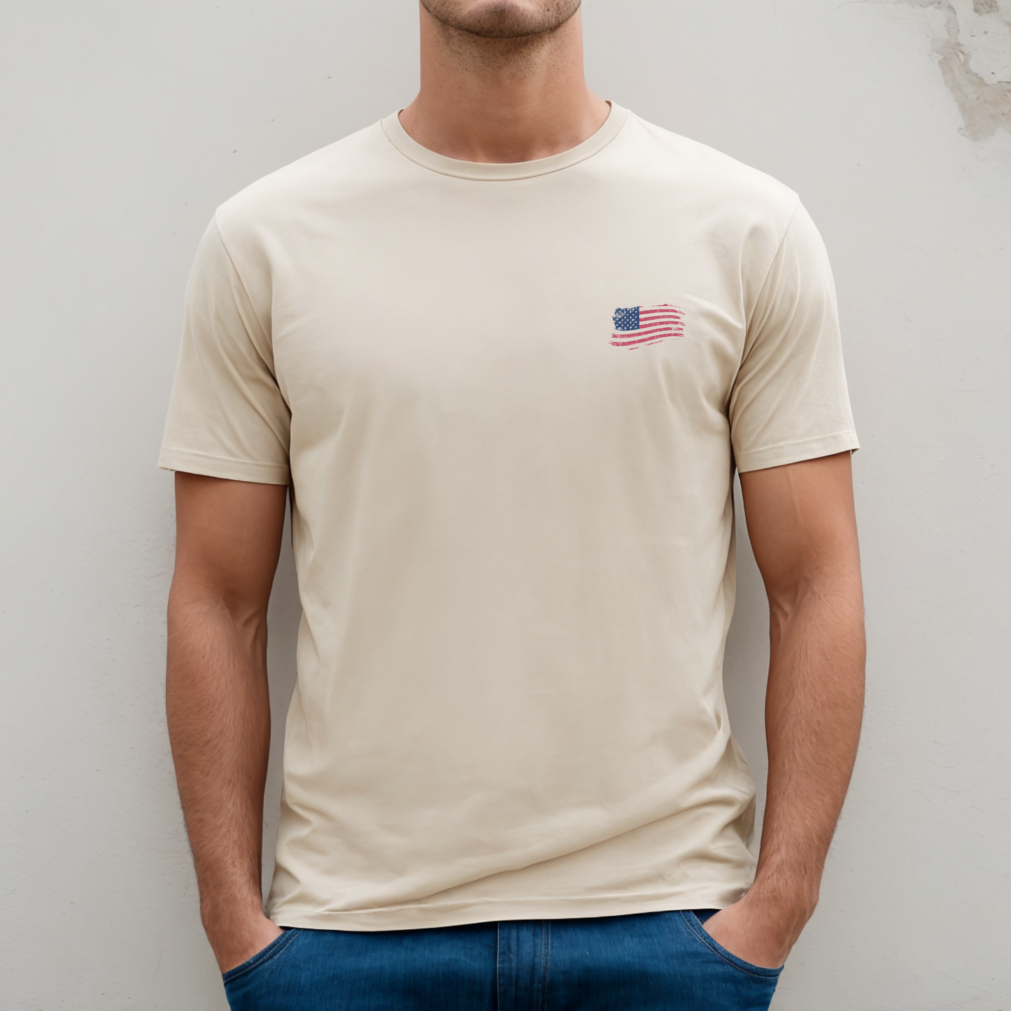 American Flag - Unisex Jersey T-Shirt